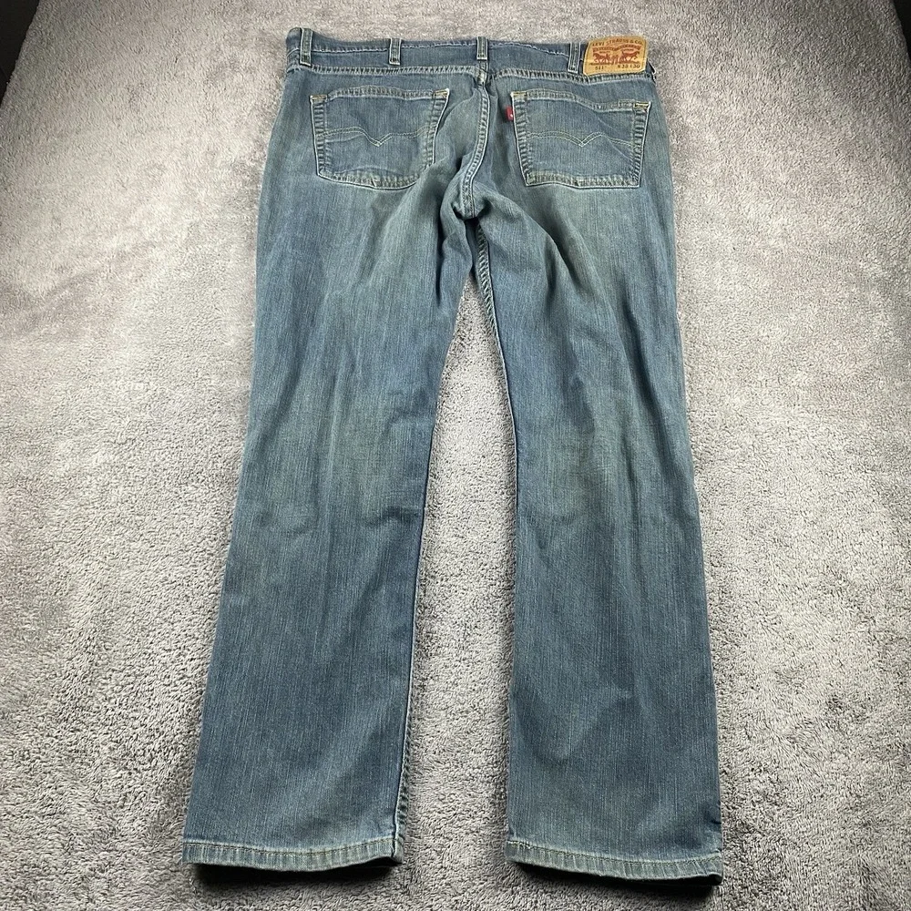 Levis 511 Slim Fit Jeans Mens‎ 38x27 Blue Mid Rise